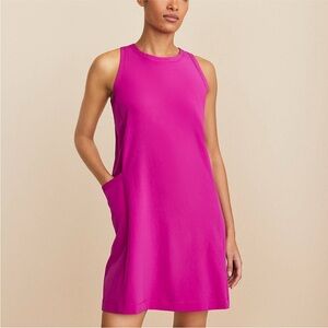 Lou & Grey Pink Halter Sundress Mini